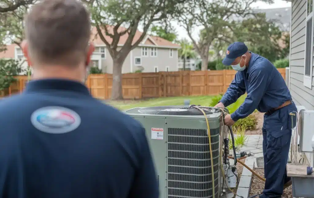 What is HVAC maintenance after a contractor is telling a homeowner