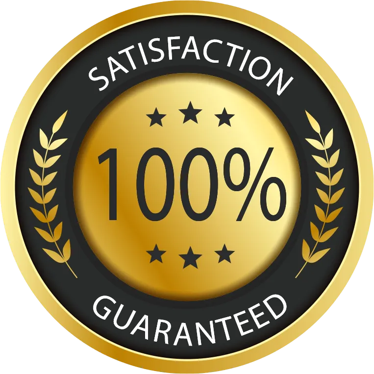 100% Satisfaction Guaranteed badge
