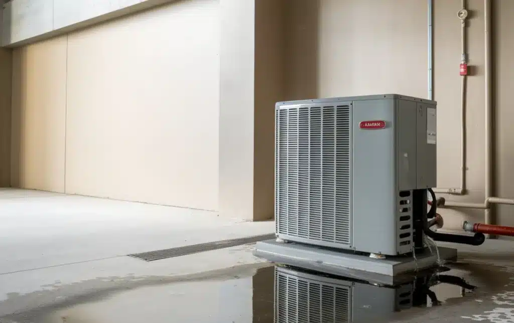 AC leaking water image