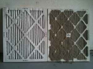 Dirty air filter