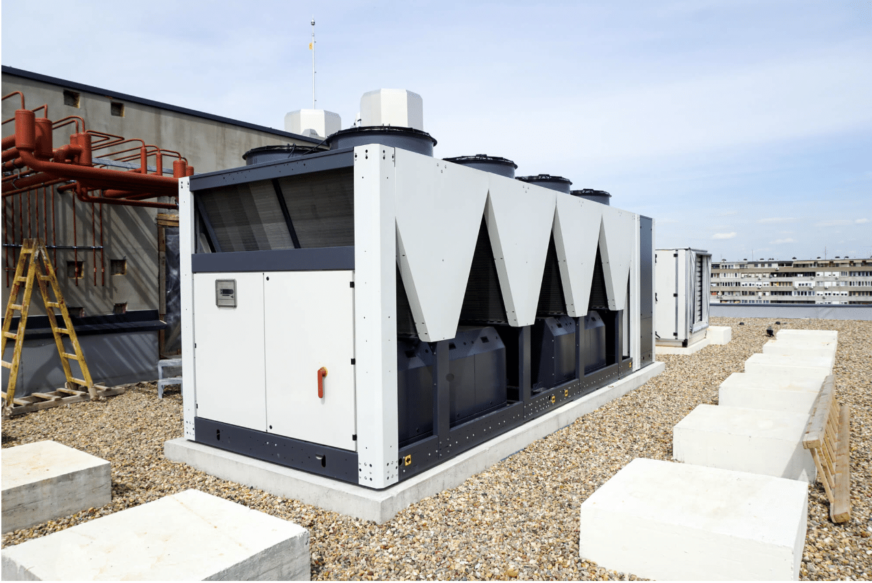 chiller commercial building hvac systems