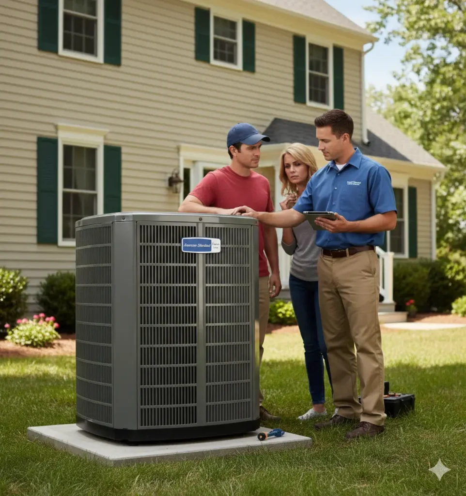HVAC pro is telling the Homeowners, How Much Does a Heat Pump Cost to Replace in Fort Worth